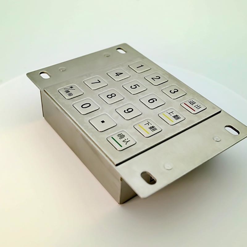 Водоустойчивая нержавеющая сталь IP65 шифровала EPP металла Pin прокладывает 16 ключей для киоска оплаты