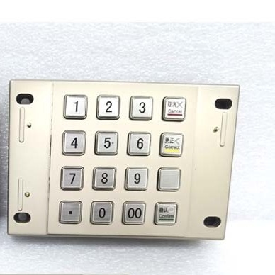 PCI 4,0 USB RS232 пусковой площадки Pin киоска оплаты аттестовал шифровать ключи металла 16
