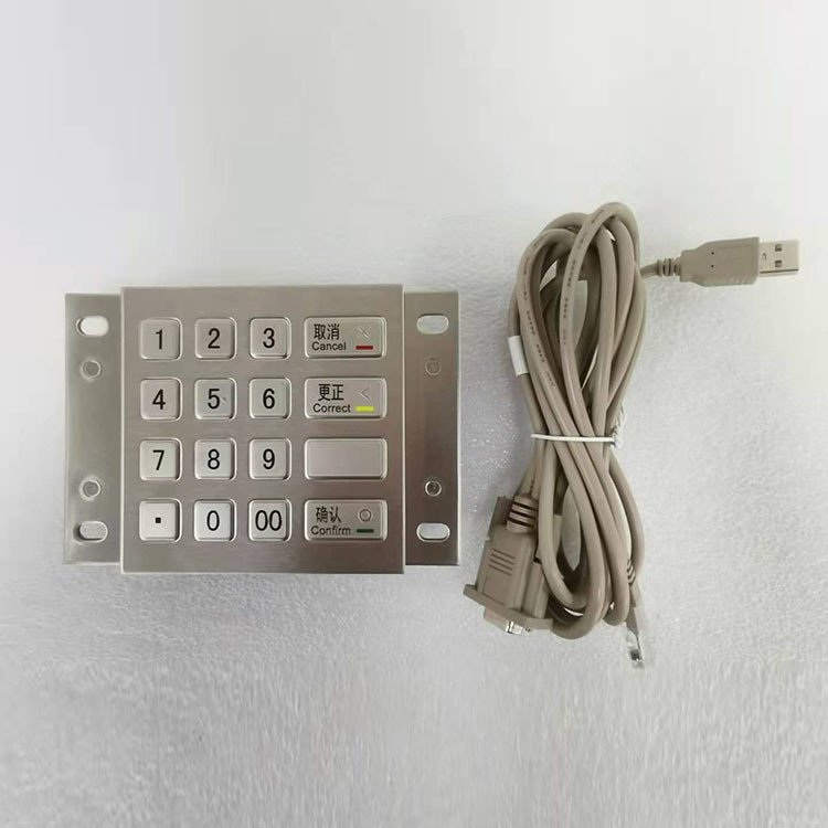 Pin киоска оплаты ATM прокладывает нержавеющую сталь DES 3DES шифровал металл с 16 ключами
