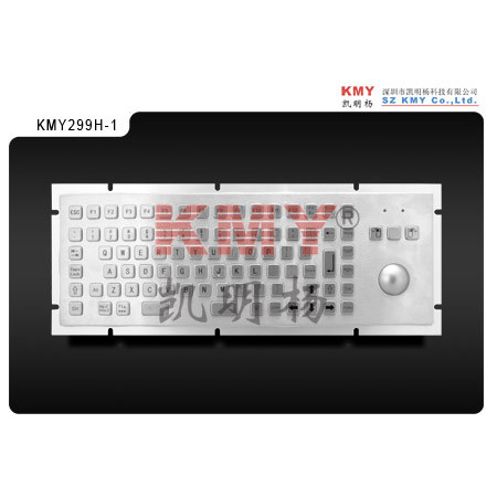 На открытом воздухе клавиатура металла киоска IP65 с функциональными клавишами F1~F12 и мышью трекбола