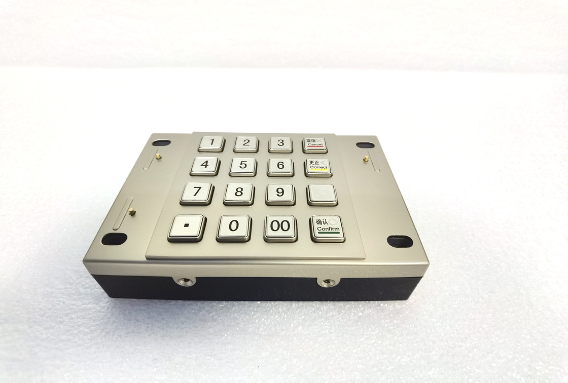 FCC RoHS кнопочная панель машины банка пусковой площадки Pin 87,5 x 91.5mm 1.2KG ATM